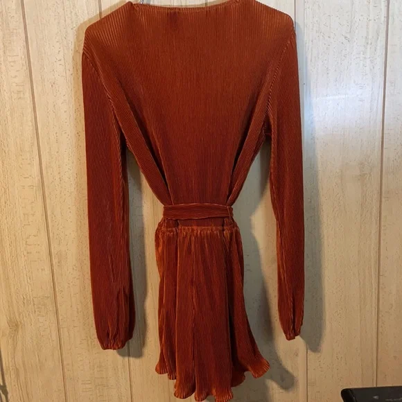 Burnt Orange Romper - Picture 8 of 9